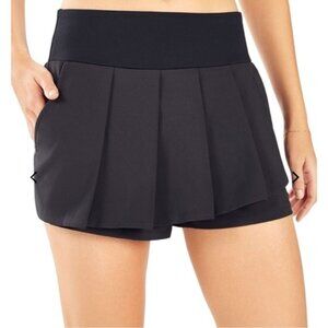 Fabletics Shaylee Skort Black Size M | Stretch Woven Athletic Skirt with Pockets